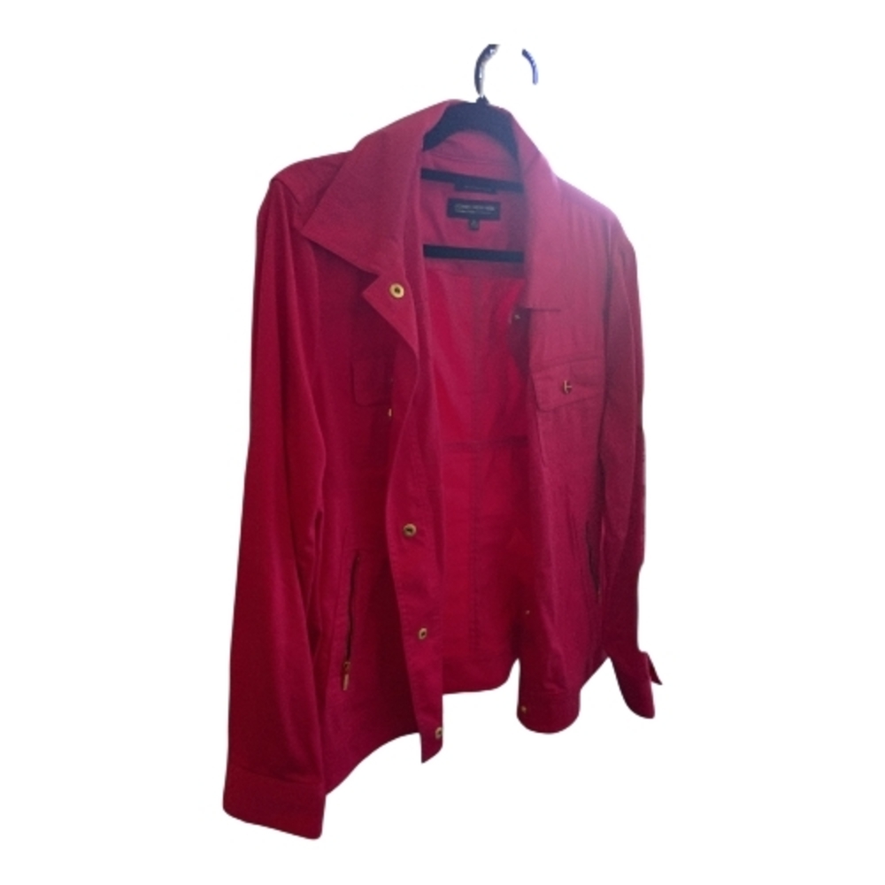 Jones New York Vibrant Red Utility Jacket